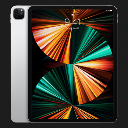 Планшет Apple iPad Pro 12.9 2021, 512GB, Silver, Wi-Fi + LTE (MHR93)